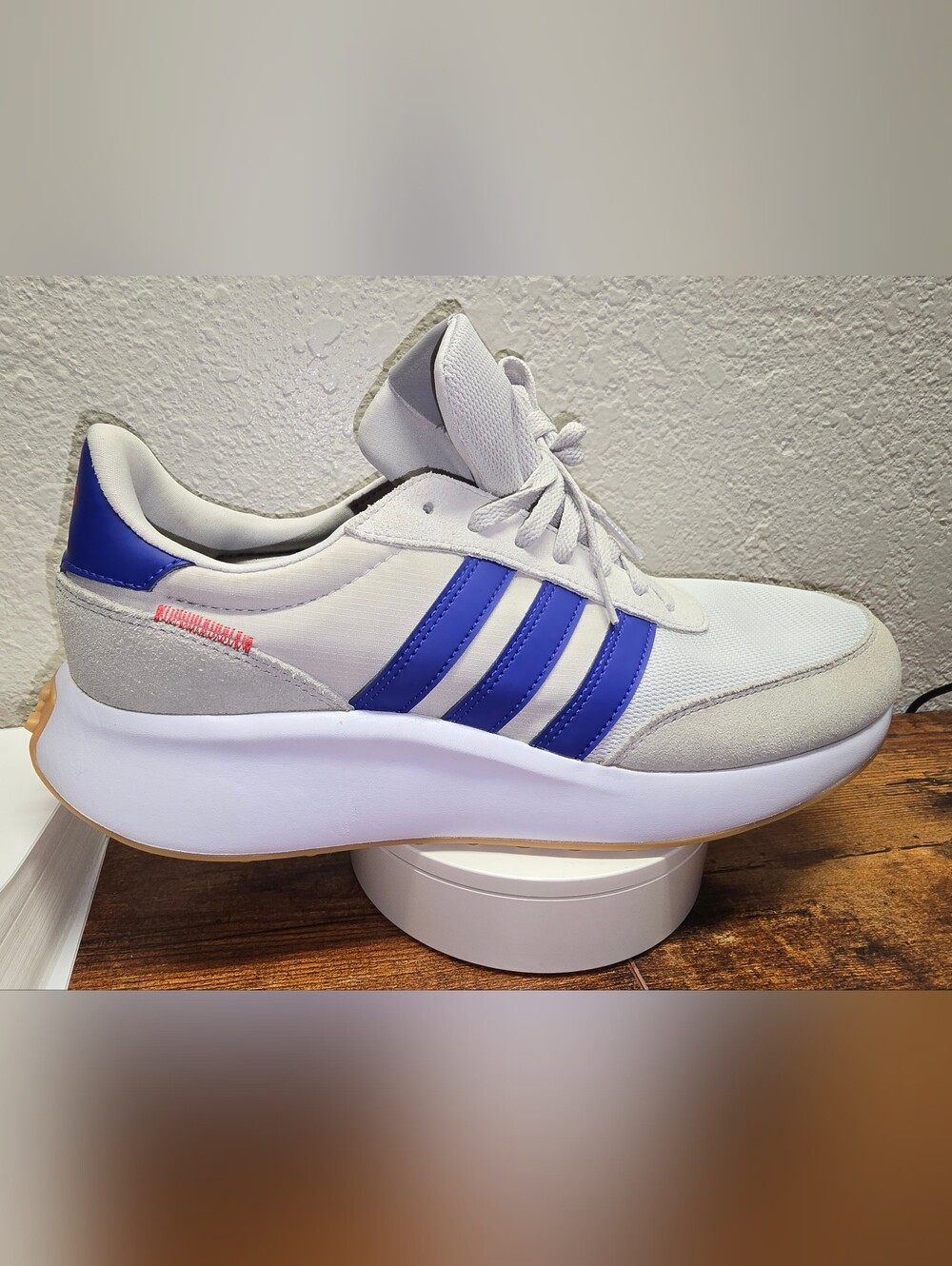 adidas Men's Sneakers with Blue Stripes